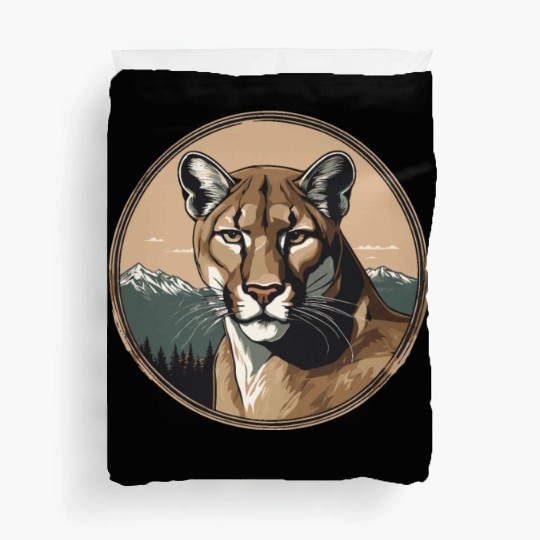 Mountain Lion Cougar Duvet Covers