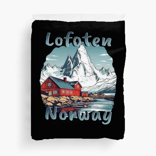 Lofoten Norway Nature Paradise Duvet Covers