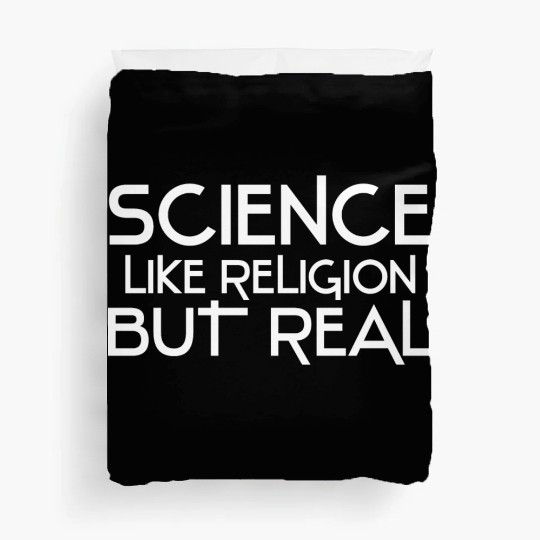 atheism science Duvet Covers