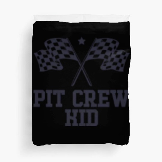 Pit Crew Kid Racing Enthusiast Racer Birthday Gift Duvet Covers