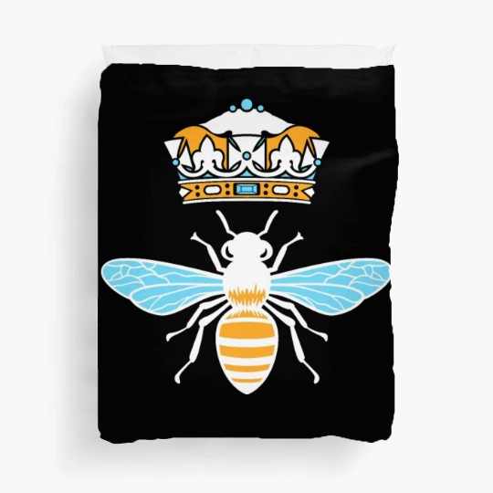 Queen Bee Crown Women Hive Beekeeping Bee Women Duvet Covers