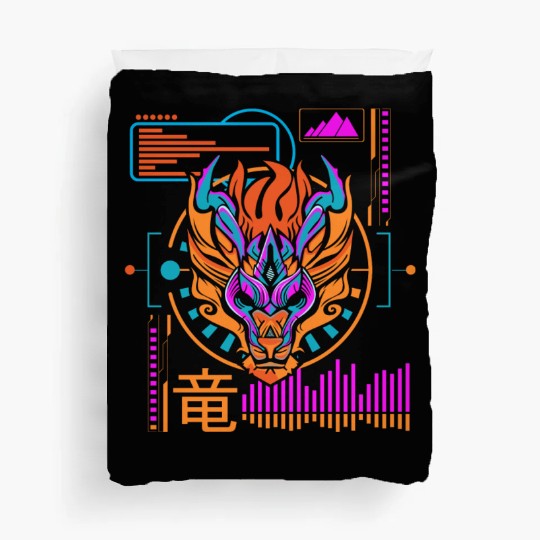 Cyberpunk Cyber Gamer Technology Duvet Covers