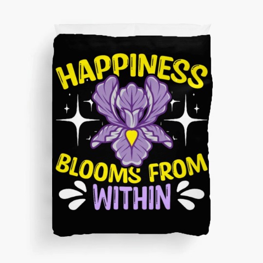 Orchids Happiness Blooms From Within Orchid Grower Duvet Covers