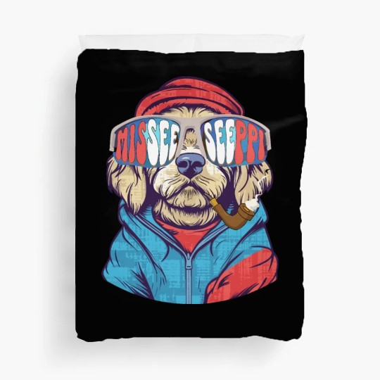 MISEESEEPPI, dog, USA, Mississippi Duvet Covers