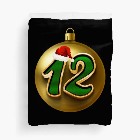 12 Dozen Christmas Balls Decorations - NR Twelve Duvet Covers
