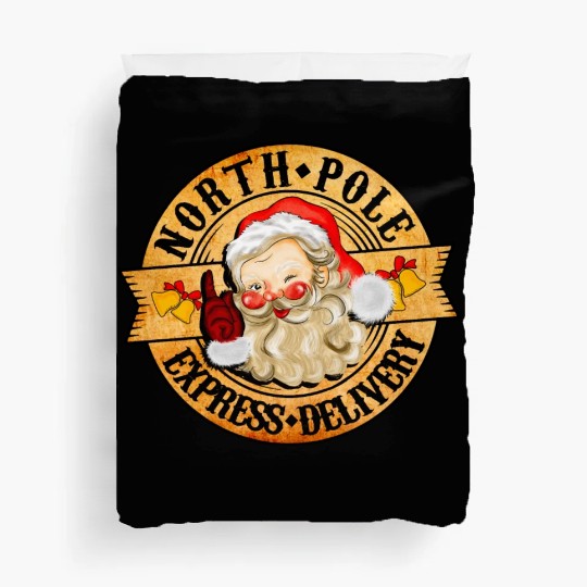 North Pole Express Delivery Duvet Covers