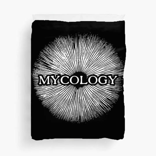Mycology - The science of fungi (white) Duvet Covers
