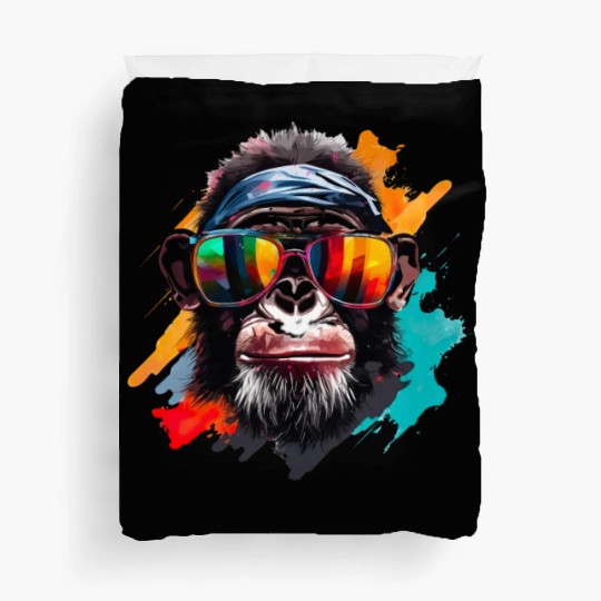 Street Art Monkey Urban Rap Street Monkey Duvet Covers
