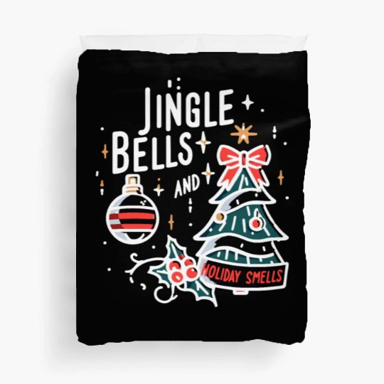 Jingle Bells and Holiday Smells Duvet Covers