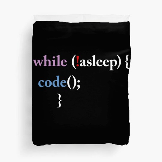 Programming Code Computer Science Funny Programmer Duvet Covers