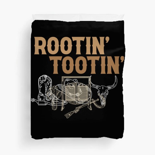 Country Cowboy God Grant Me The Serenity Rootin Duvet Covers
