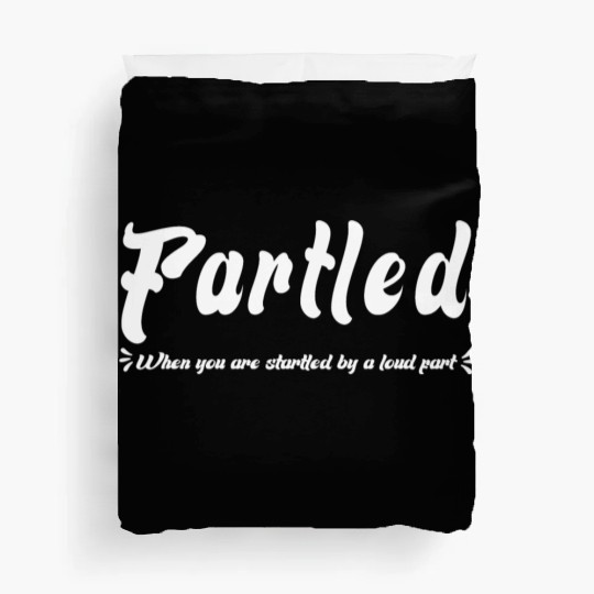 Fartled Dictionary Definition - Funny Fart Joke Duvet Covers