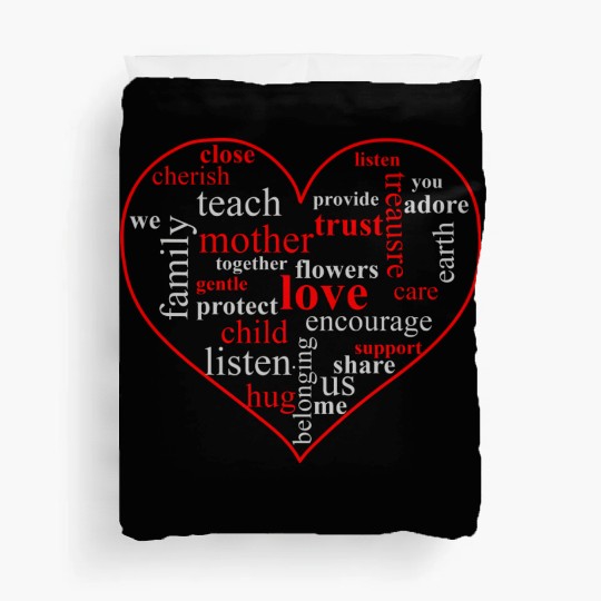 Family Love Heart Duvet Covers