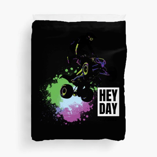 ATV/Quad " Airborne" style logo. By "Hey Day" Duvet Covers