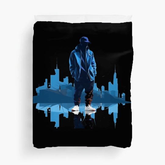 Hip-Hop Harmony - abstract Cultural Rap Duvet Covers