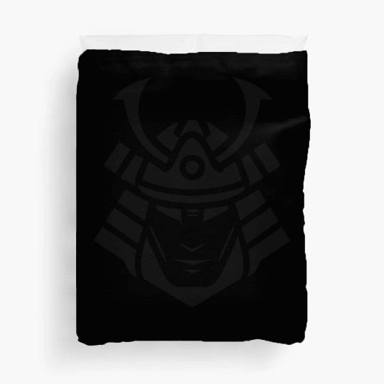 Samurai Helmet Logo Katana Swordsman Duvet Covers