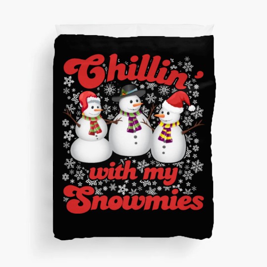 Snowmen Chilling with my Snowmies Winter Duvet Covers