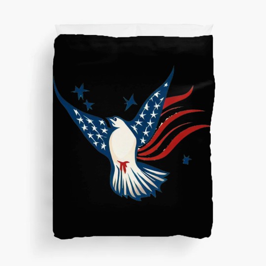 Patriotic Bird Duvet Covers