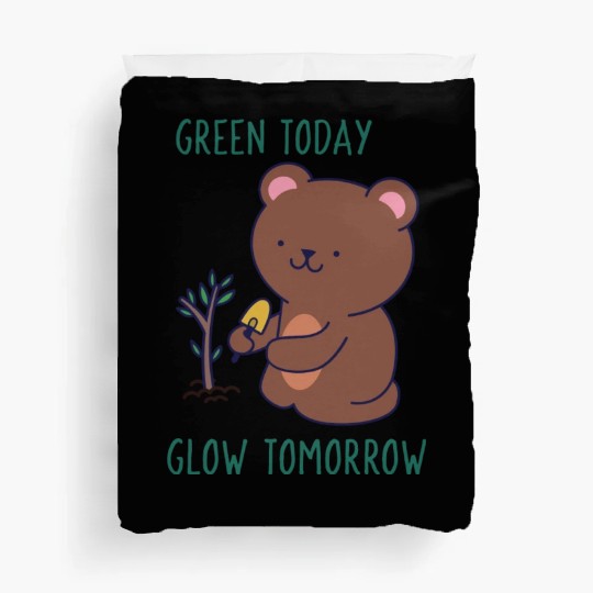 Green Today Glow Tomorrow | Green Environment Duvet Covers