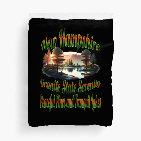 New Hampshire Granite State Serenity Duvet Covers