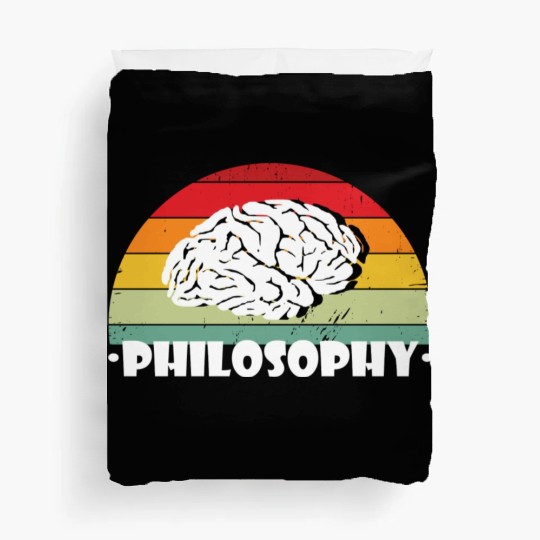 Philosophy Use Your Brain Duvet Covers