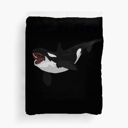 Eat The Rich - Orca Revolution Duvet Covers