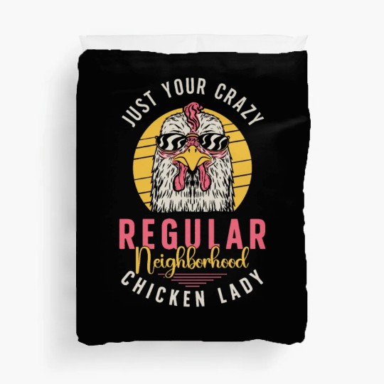 Poultry Farmer Just Your Crazy Regular Farmer Duvet Covers