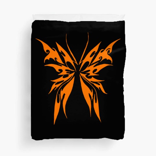 Cool Cyber Butterfly Cybersigilism For A Geometric Duvet Covers