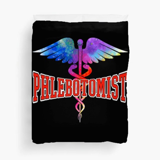 Phlebotomist Medical Caduceus Duvet Covers