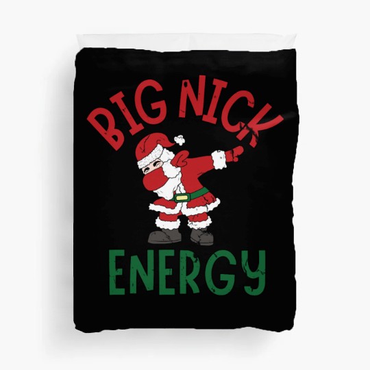 Big Nick Energy Christmas Dabbing Santa Claus Duvet Covers