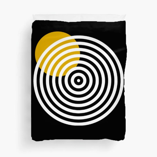 homelon yellow dot invert Duvet Covers