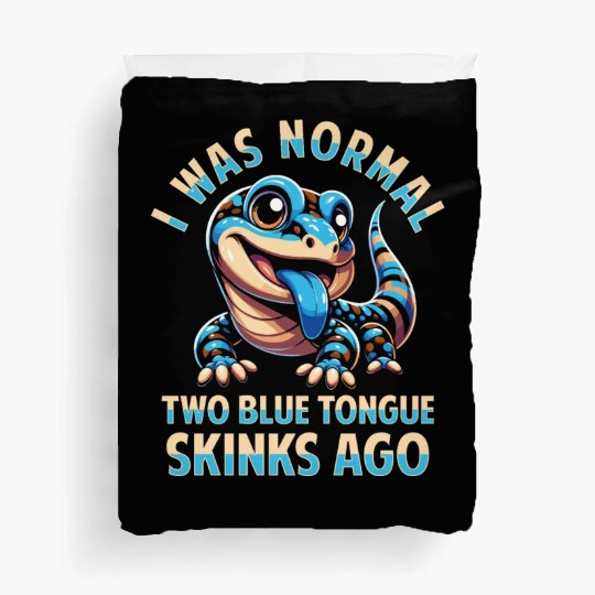 Lizard Collector Reptile Lover Blue Tongue Skink Duvet Covers