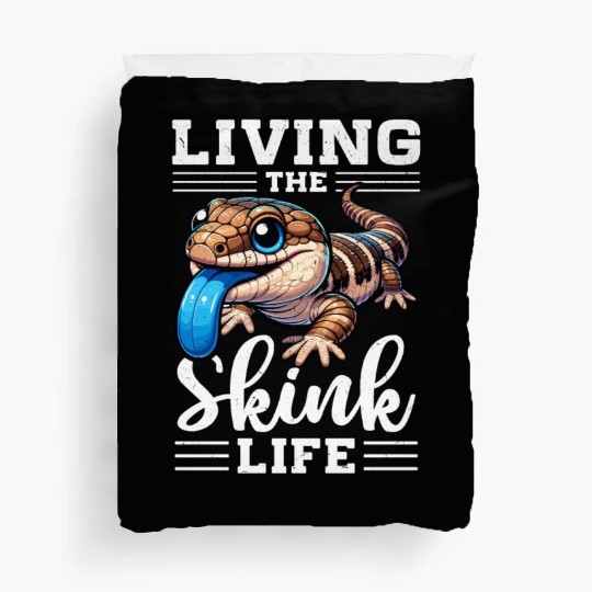 Lizard Collector Reptile Lover Blue Tongue Skink Duvet Covers