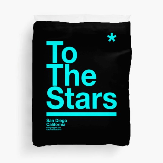 To The Stars Light Blue Duvet Covers