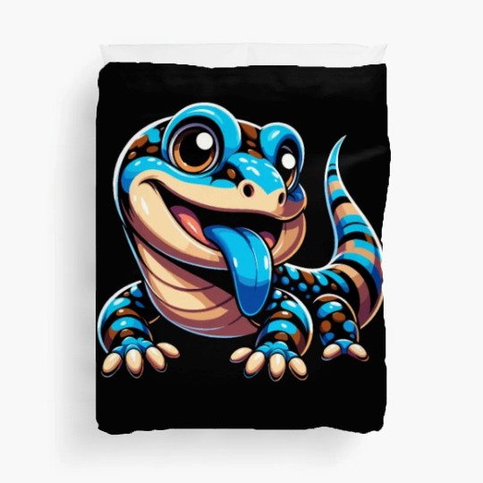 Lizard Collector Reptile Lover Blue Tongue Skink Duvet Covers