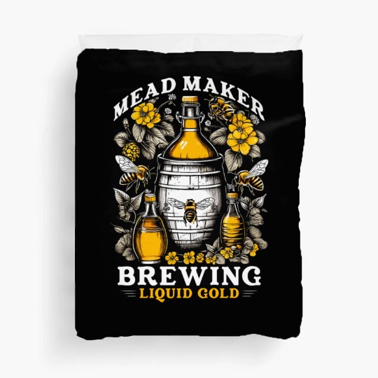 Beekeeping Bee Honey Wine Producer Mead Maker Duvet Covers