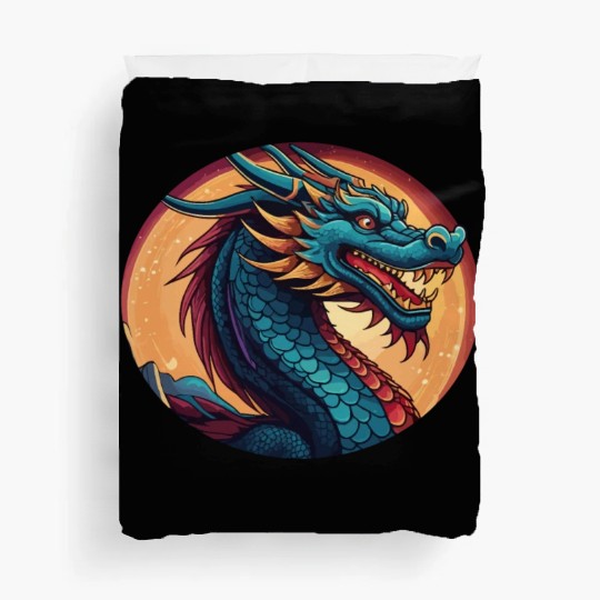 traditional Chinese dragon Duvet Covers