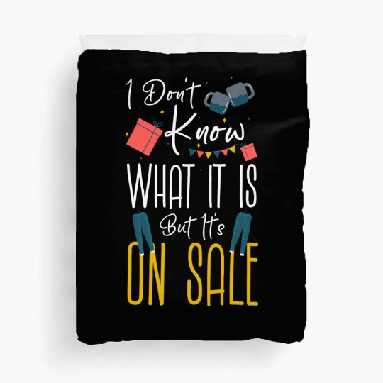 Shopping Addict Queen Clothes Duvet Covers
