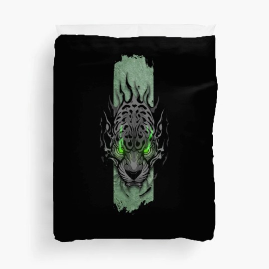 Emerald-Eyed Jaguar Duvet Covers