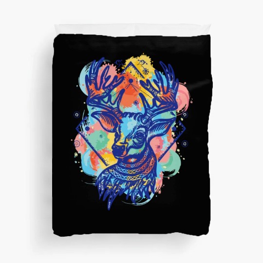 Winter Wonderland: Deer Color Design Duvet Covers