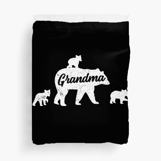 Grandma Bear 3 Cubs Mother'S Day Duvet Covers