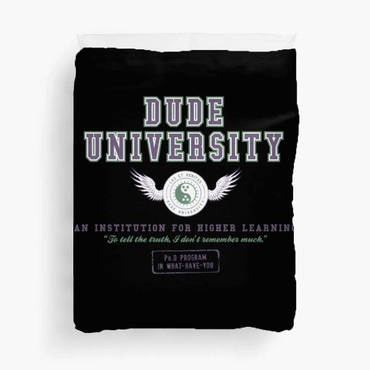 Dude University Duvet Covers