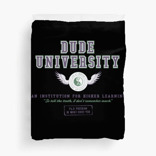 Dude University Duvet Covers