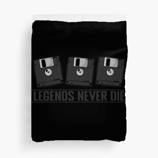 Legends Never Die Retro Memory Module Duvet Covers