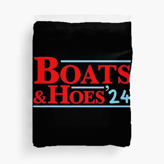 Boats & Hoes 24 Vintage Logo For Your Step Brother Duvet Covers