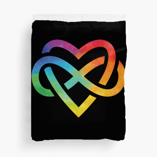 Forever Loved Rainbow Pride Infinite Symbol Duvet Covers