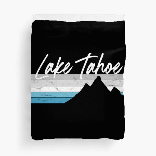 Lake Tahoe Nevada California Mountain Skiing Py Duvet Covers
