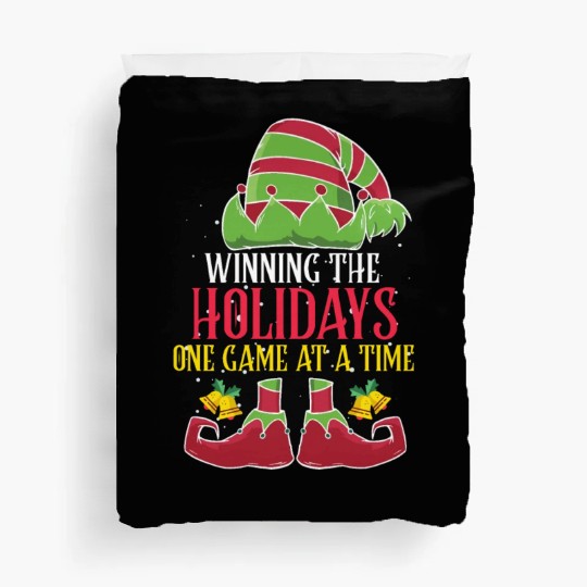 Christmas Elf One Game at a Time Christmas Duvet Covers