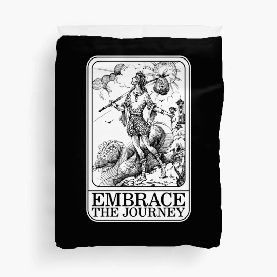 Inspirational Duvet Covers, Embrace The Journey Duvet Covers,
