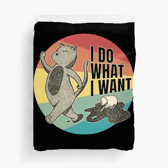 Feline Sass - Cat's Independent Spirit Duvet Covers